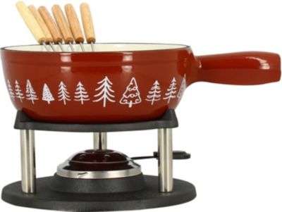 Fondue MENASTYL A FONDUE 6 PERSONNES BRIQUE