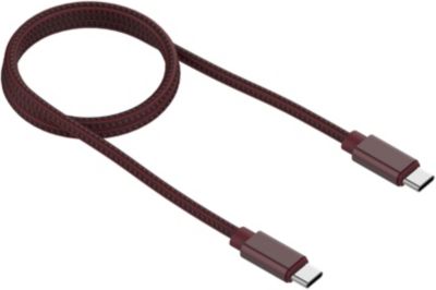 ADEQWAT vers USB-C Dark Red 2m