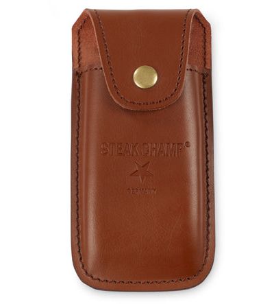 Pochette STEAK CHAMP cuir pour fourchette à viande bull fork