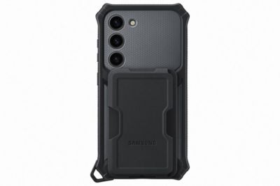 SAMSUNG S23  Renforcee support amovible Gri