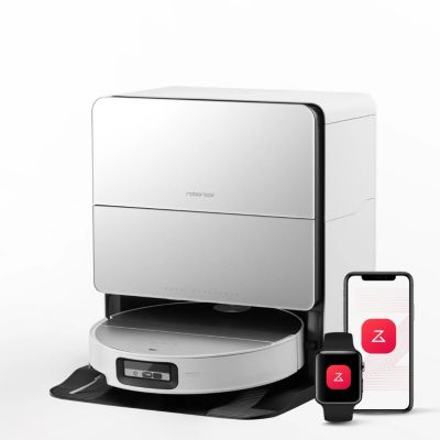 Robot Aspirateur Laveur ROBOROCK Saros 10 blanc