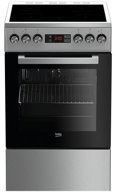 Cuisinière vitrocéramique BEKO FSE57300GX
