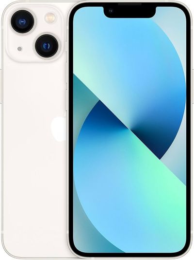 Smartphone APPLE iPhone 13 Blanc 128Go Excellent État avec Batterie Neuve -