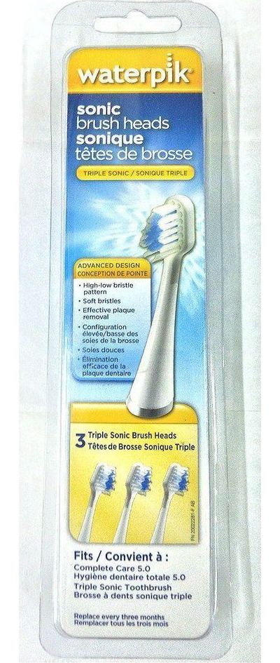 Brossette dentaire WATERPIK de rechange Triple Sonique - STRB-3EW