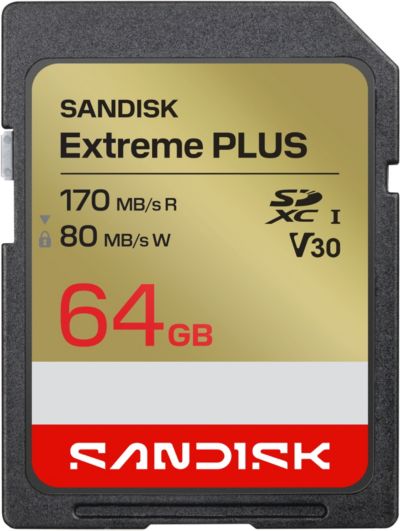 Carte Micro SD SANDISK Extrem PLUS microSD 64Go UHS-I