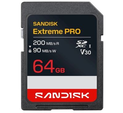 Carte SD SANDISK Extreme PRO 64GB SDXC