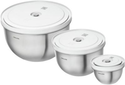 Boîte alimentaire ZWILLING 3 bols inox avec couvercles S-M-L