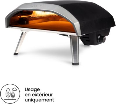 Four à pizza gaz OONI Koda 16 noir pizza 40 cm, préchauffage 20 min, de 155 à 500°C