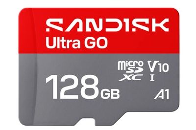 Carte Micro SD SANDISK Ultra GO uSD 128Go 190MBs C10 UHS