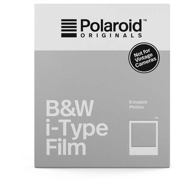 Papier photo instantané POLAROID Noir et Blanc Film iType (x8)