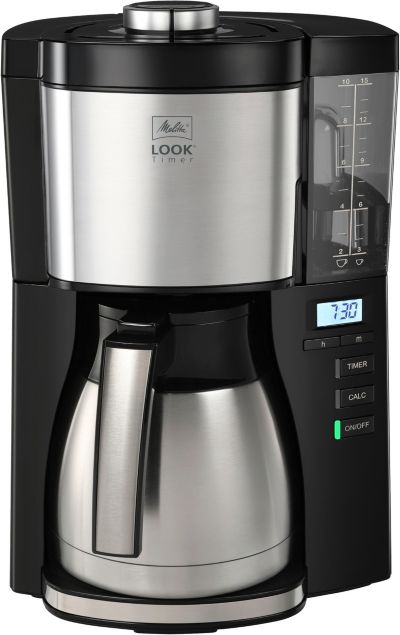 MELITTA look v therm timer noir acier brossé