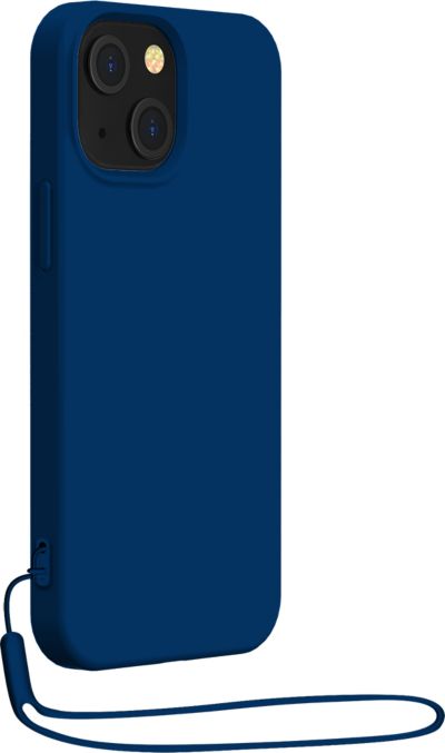BIGBEN CONNECTED iPhone 14 Plus silicone+Dragonne bleu