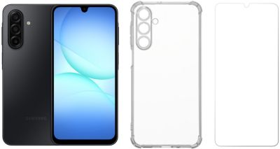 Smartphone SAMSUNG Pack A17 128Go 5G +coque + Verre trempe