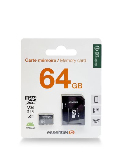 Essentielb 64 Go Micro SD