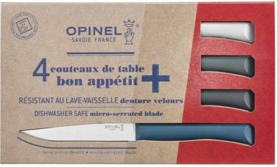 OPINEL de table x4 Tempete bleu canard ant