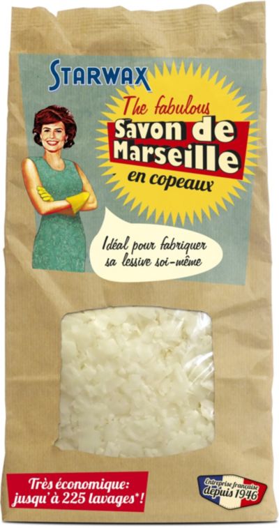 STARWAX THE FABULOUS SAVON DE MARSEILLE COPEAUX 750GR