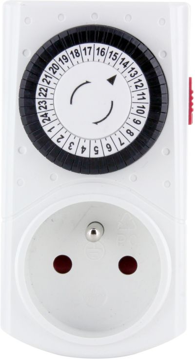 Minuteur électrique ESSENTIELB Mécanique /30min 16A/230V (2P+T)