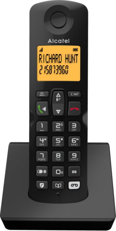 Téléphone sans fil ALCATEL S280 S-Voice NEU Black