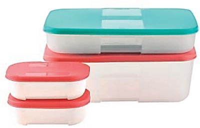 Fridge set de 4 boites réfrigérateur