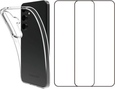 Essentielb Pack Coque Samsung S25 Coque + verre trempé
