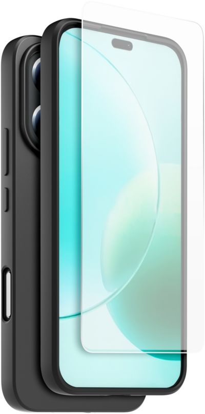 Coque CASR Honor 400 Lite coque Noir + verre trempé