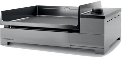 Plancha électrique FORGE ADOUR Premium E45 Inox à poser, 53x40 cm