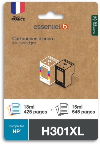 ESSENTIELB H301 XL NOIR + 3 couleurs