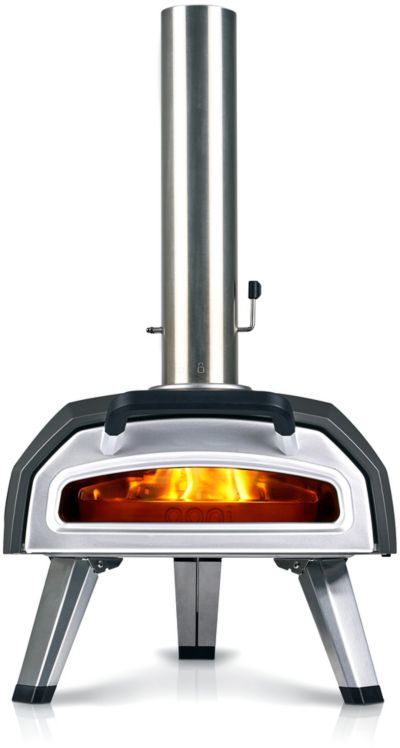 Four à pizza charbon OONI Karu 2 noir inox multicombustible pizza 30 cm, préchauffage 20 min, de 110 à 500°C