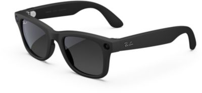 Lunettes connectées META Ray-Ban Wayfarer (large, Gen 2) - Noir mat, Verres dégradé graphite polarisés