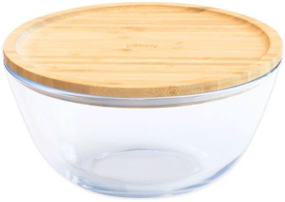PEBBLY Bol a mixer rond 2.6 L avec couvercle