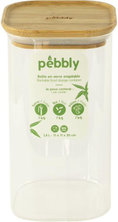 PEBBLY en verre 1.4 L