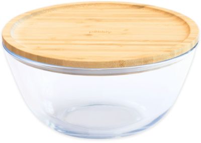 PEBBLY Bol a mixer rond 1.6L avec couvercle