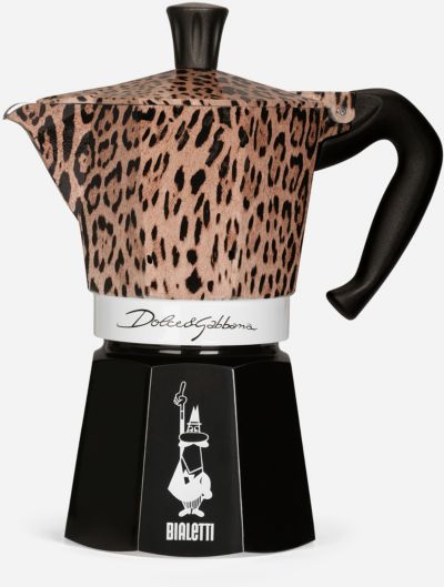 Cafetière italienne BIALETTI Moka Express 6 cups Collection D&G Leopa