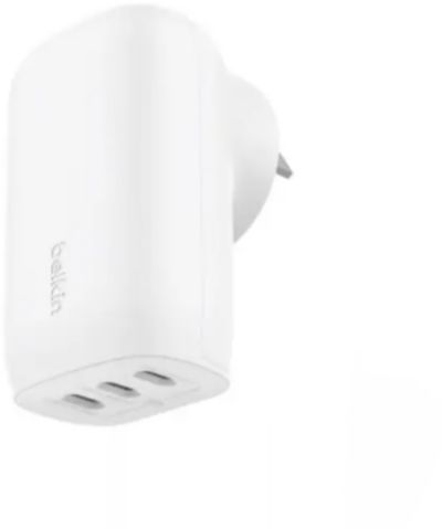 Chargeur ordinateur portable BELKIN 67W x3 USB C PPS Technologie blanc