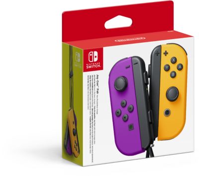 Manette NINTENDO Paire de Manettes Joy-Con Violet/Orange