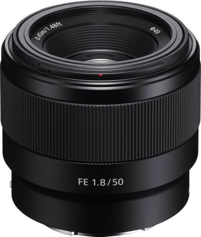 Objectif pour Hybride SONY SEL FE 50 mm f/1.8 Noir