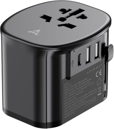 Adaptateur de voyage ADEQWAT Monde 30W
