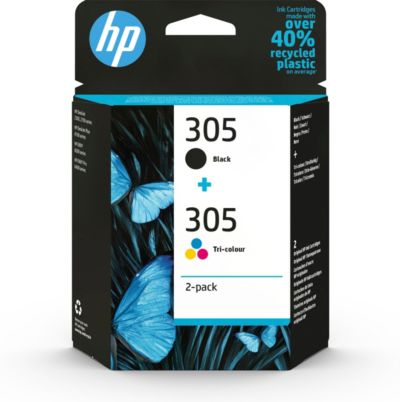 HP 2 cartouches N 305 Noir C/Y/M