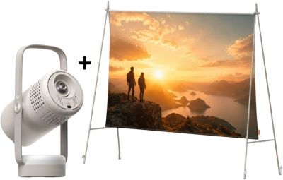Vidéoprojecteur portable XGIMI Vibe One + écran de projection nomade