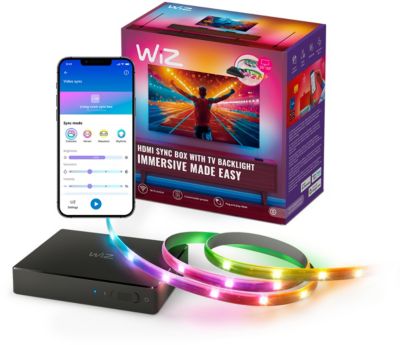 Boîtier de synchronisation WIZ HDMI Sync box+Lightstrip 55 à 65''