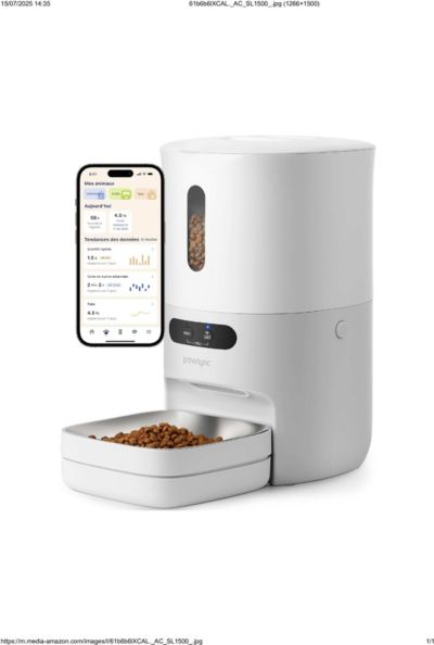 Distributeur de croquettes PAWSYNC Smart Pet Feeder PAWP0001EUN