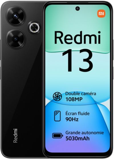 XIAOMI Redmi 13 4G 256Go Noir