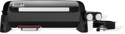 Plancha gaz WEBER black 2 brûleurs à poser,  56x41 cm