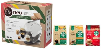 Cafetière à dosettes KRUPS BUNDLE DOLCE GUSTO NEO LATTE YY5YY5922F
