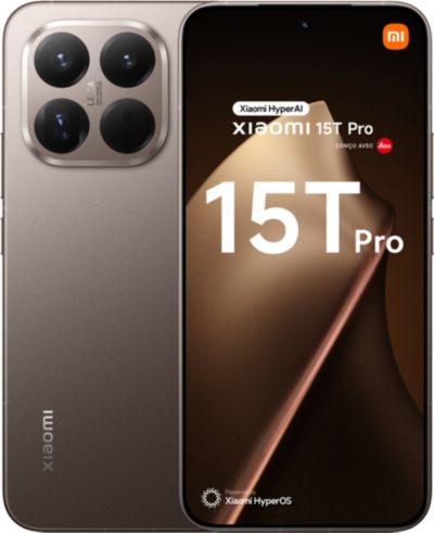 Smartphone XIAOMI 15T Pro concu avec Leica 512Go Mocha