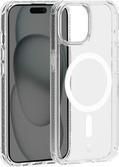 Coque FORCE CASE iPhone 15 Plus MagSafe transparente