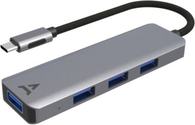 ADEQWAT  Hub USB C / 4 ports USB A 3.0