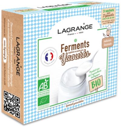 LAGRANGE BIO nature pour yaourts