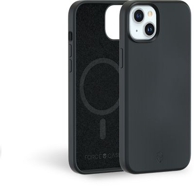 FORCE CASE Iphone 15 Plus MagSafe sillicone Noir