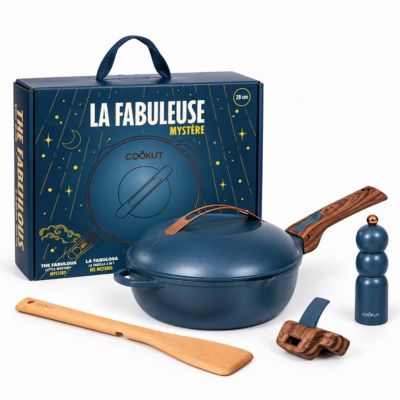 Poêle COOKUT La Fabuleuse 28cm Myrtille Noel Edition